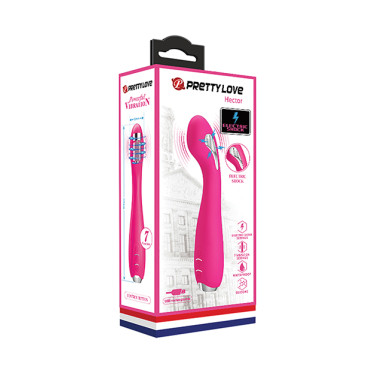Pretty Love Hector Electro Shock Vibrator - Pink