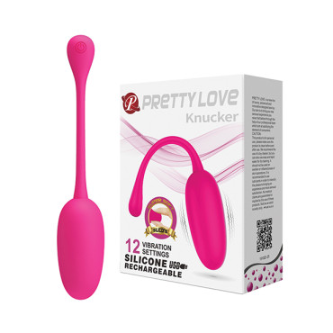 Pretty Love Knucker Remote Egg - Neon Pink