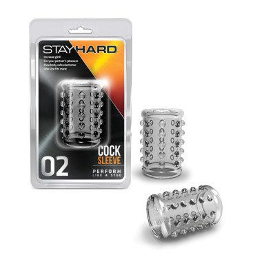 Blush Stay Hard Cock Sleeve 02 - Clear