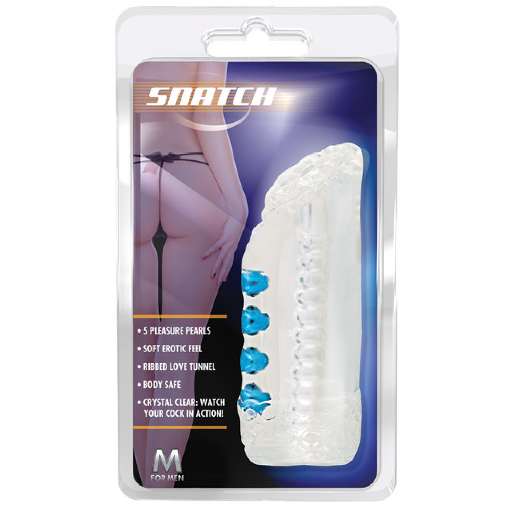 Blush M for Men Snatch Masturbator - Clear