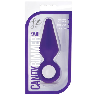 Blush Luxe Candy Rimmer Plug Small - Purple