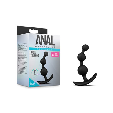 Blush Anal Adventures Small Beads - Black