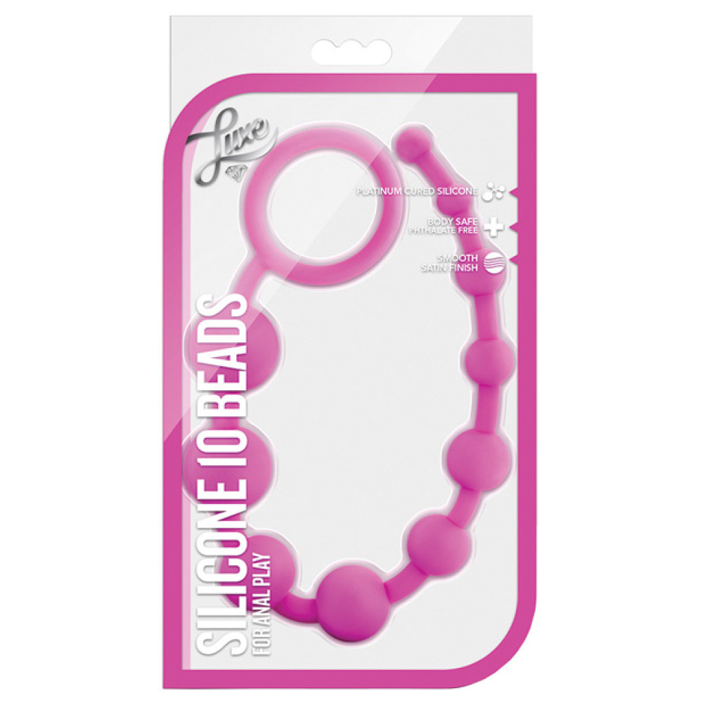 Blush Luxe Silicone Beads 10 - Pink