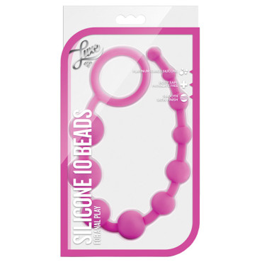 Blush Luxe Silicone Beads 10 - Pink