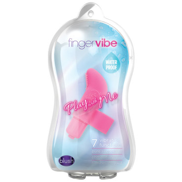 Blush Play With Me Finger Vibe - Pink