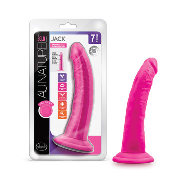 Blush Au Naturel Bold Jack 7.5" Dildo - Pink