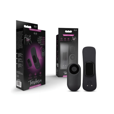 Blush Temptasia Remote Control Panty Vibe - Black