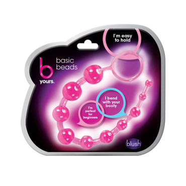 Blush B Yours Basic Anal Beads - Pink
