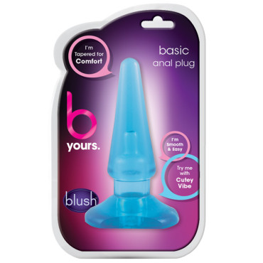 Blush B Yours Basic Anal Plug - Blue
