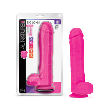Blush Au Naturel Bold Big John 11.5" Dildo - Pink