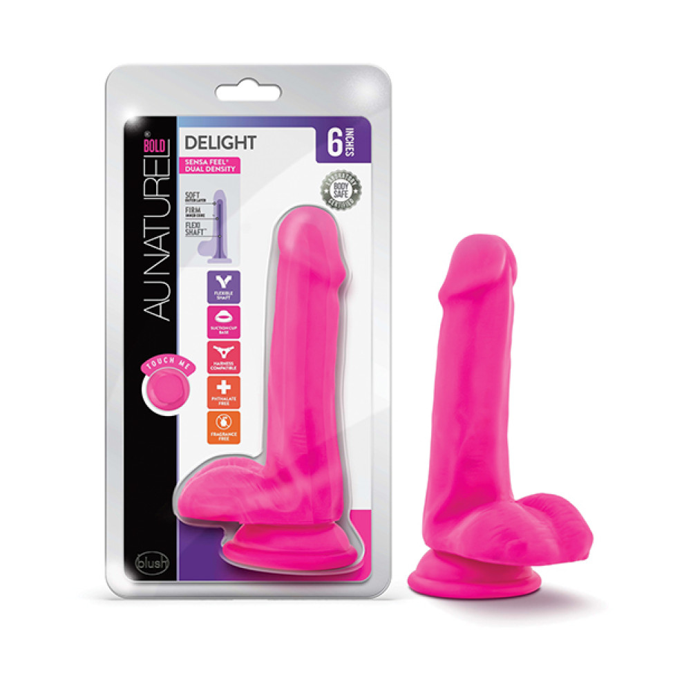 Blush Au Naturel Bold Delight 6" Dildo - Pink