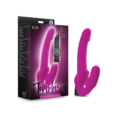 Blush Temptasia Estella Strapless Silicone Dildo - Pink