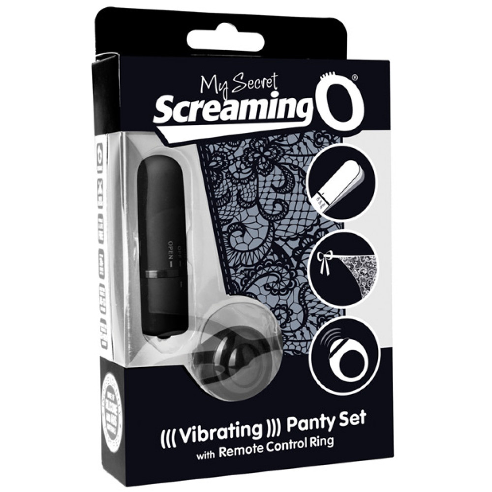 Screaming O My Secret Remote Control Panty Vibe - Black