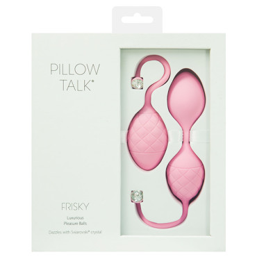 Pillow Talk Frisky Pleasure Balls - Pink