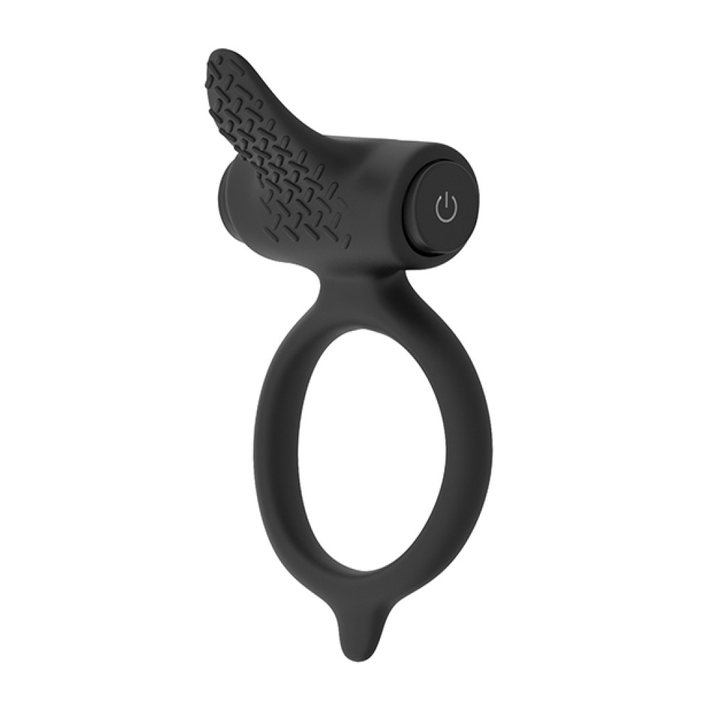 Bcharmed Classic Vibrating Cock Ring - Black
