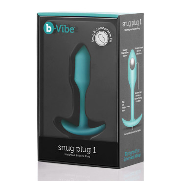 b-Vibe Weighted Snug Plug 1 - 55 g Mint