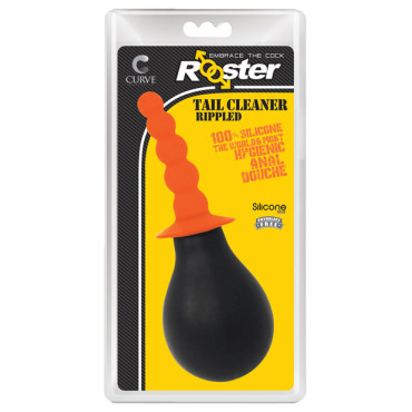 Curve Toys Rooster Tail Cleaner Rippled - Orange