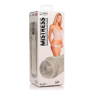 Curve Toys Mistress Julie Diamond Deluxe Clear Pussy Stroker