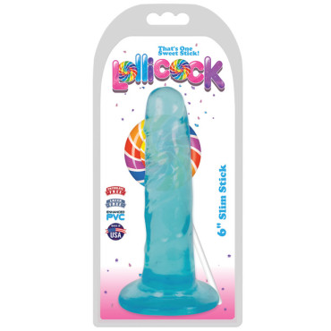 Curve Toys Lollicock 6" Slim Stick - Berry Ice