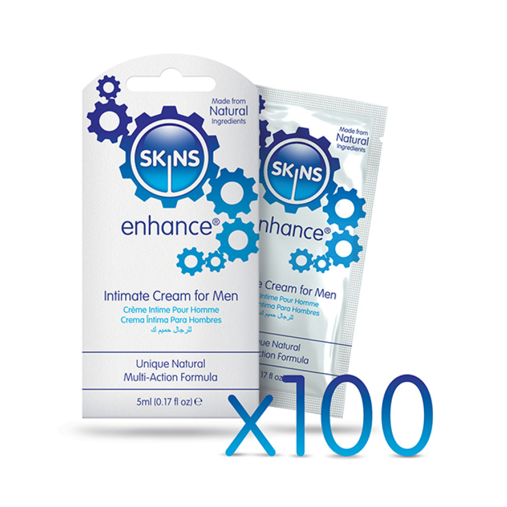 Skins Enhance Intimate Cream Foils - 5 ml Box of 100