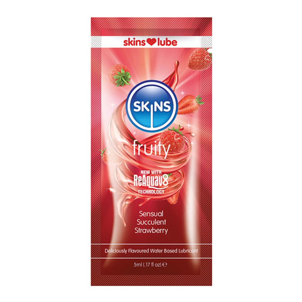 Skins Water Based Lubricant - 5 ml Foil Strawberry