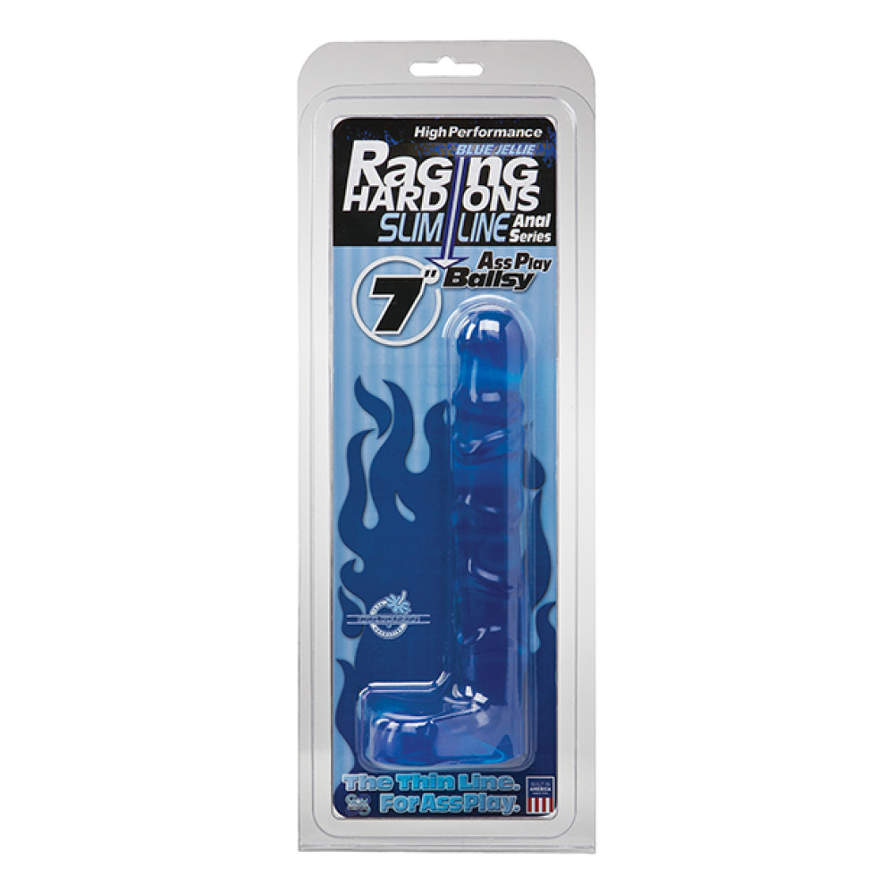 Raging Hard Ons Slimline 7" Ballsy - Blue Jelly