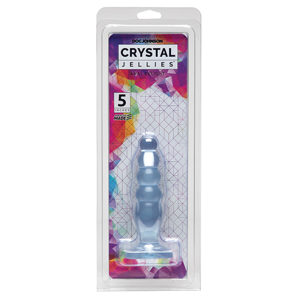 Crystal Jellies 5" Anal Delight - Clear