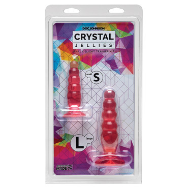 Crystal Jellies Anal Delight Trainer Kit - Pink