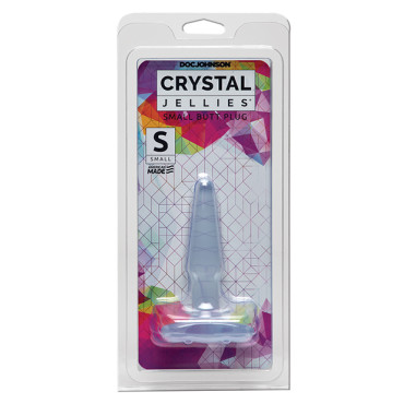 Crystal Jellies Butt Plug - Small Clear