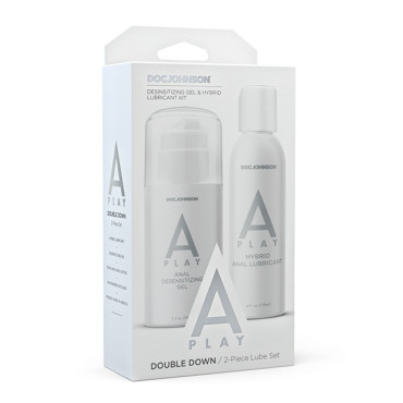 A Play Double Down Hybrid Lubricant - 2 Piece Set