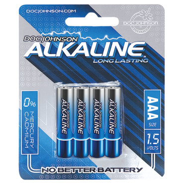 Doc Johnson Alkaline Batteries - AAA 4 Pack