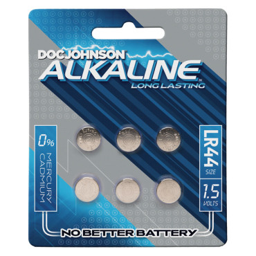 Doc Johnson Alkaline Batteries LR44 - Pack of 6