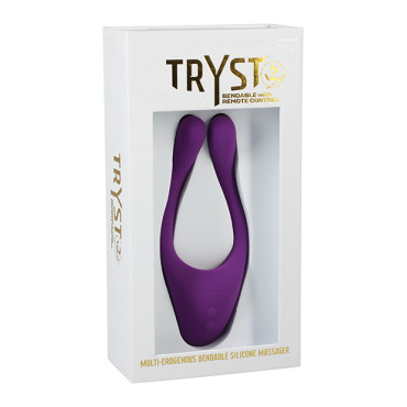 Tryst V2 Bendable Multi Zone Massager w/Remote - Purple