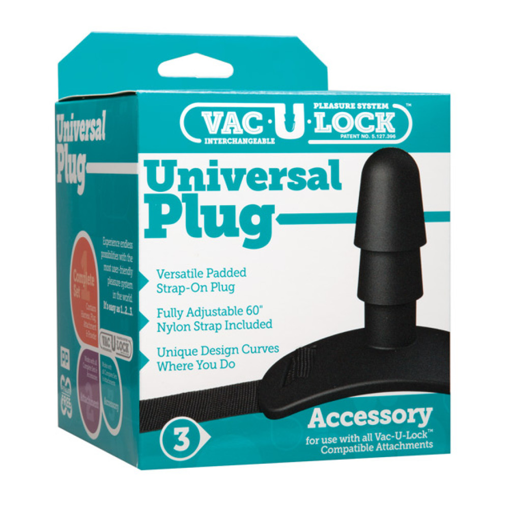 Vac-U-Lock Universal Plug - Black