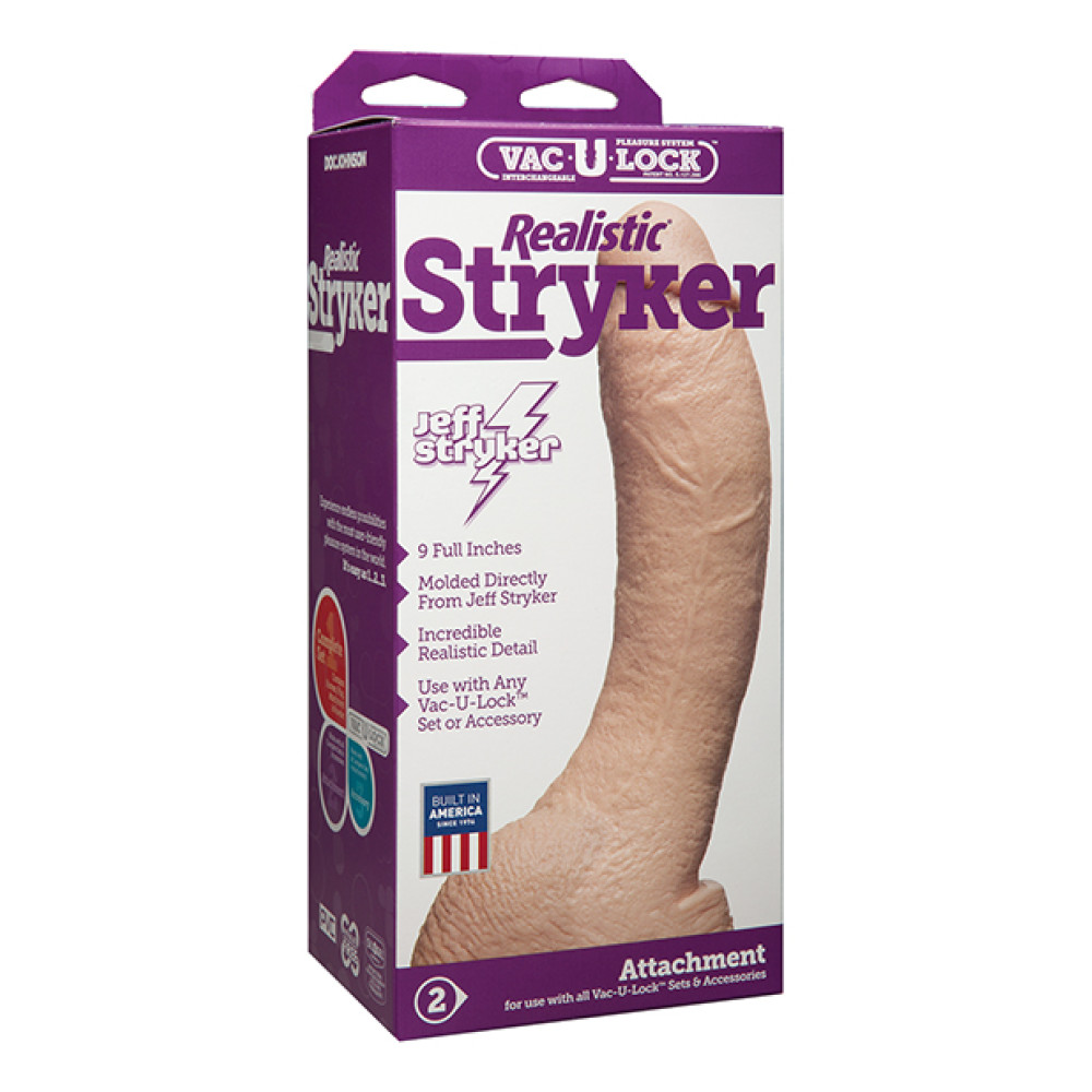 Vac-U-Lock 9" Stryker Realistic - White