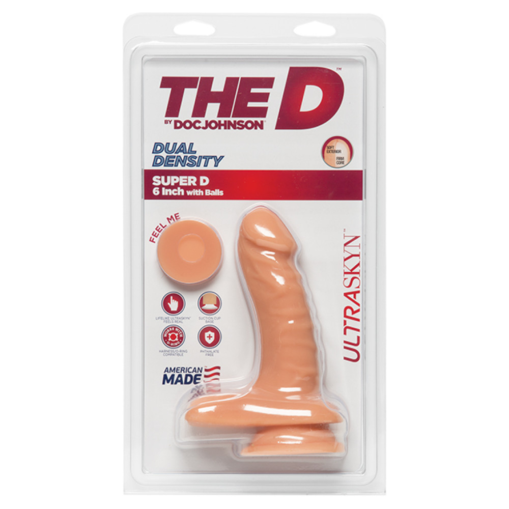 The D 6" Super D w/Balls - Vanilla