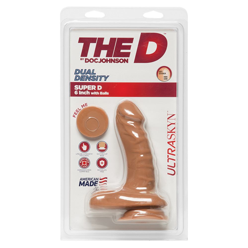 The D 6" Super D w/Balls - Caramel