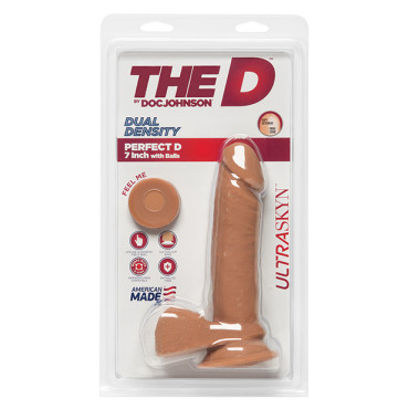 The D 7" Perfect D w/Balls - Caramel
