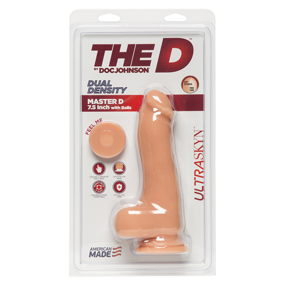 The D 7.5" Dual Density Master D w/Balls - Vanilla