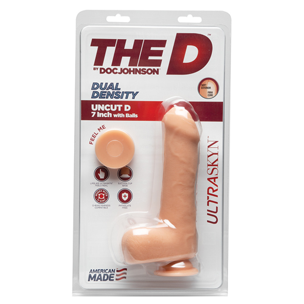 The D 7" Uncut D w/Balls - Vanilla
