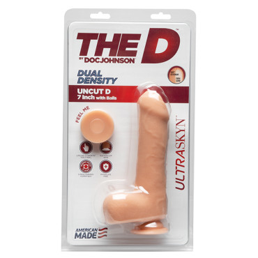 The D 7" Uncut D w/Balls - Vanilla