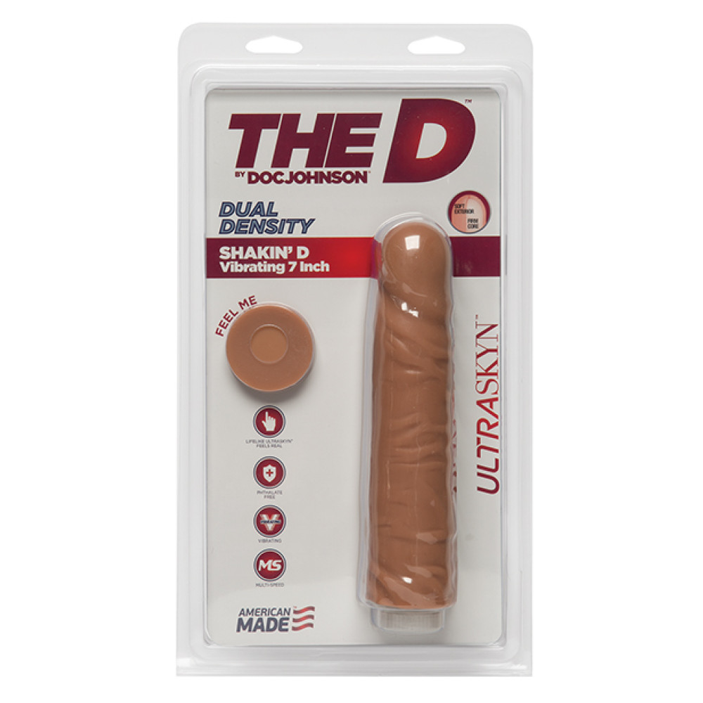 The D 7" Shakin' D Vibrating - Caramel