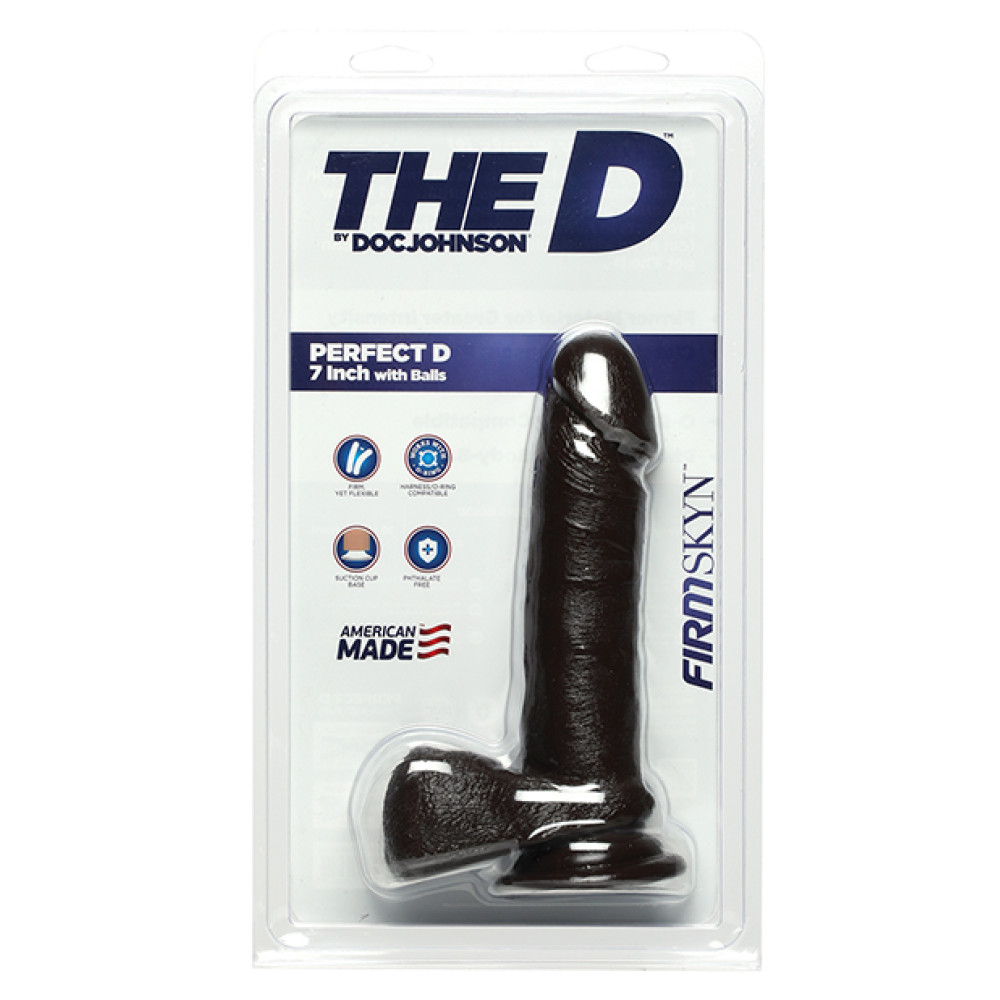 The D 7" Perfect D w/Balls - Chocolate