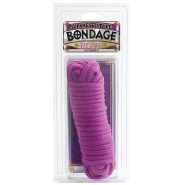 Japanese Style Bondage Cotton Rope - Purple