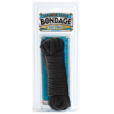 Japanese Style Bondage Cotton Rope - Black