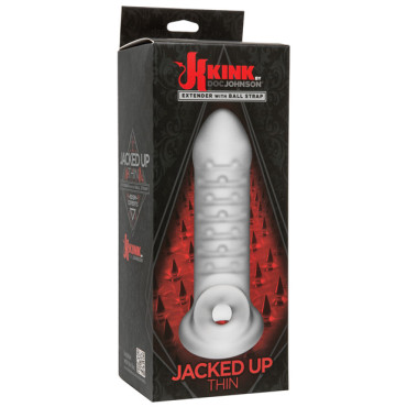 Kink Jacked Up 6" Extender w/Ball Strap - Frost
