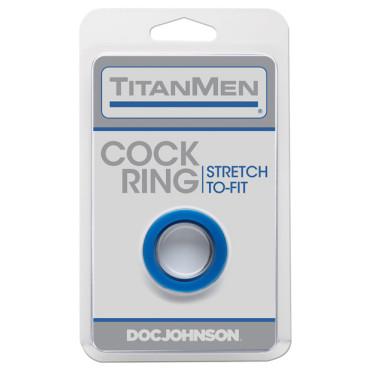 Titanmen Tools Cock Ring - Blue