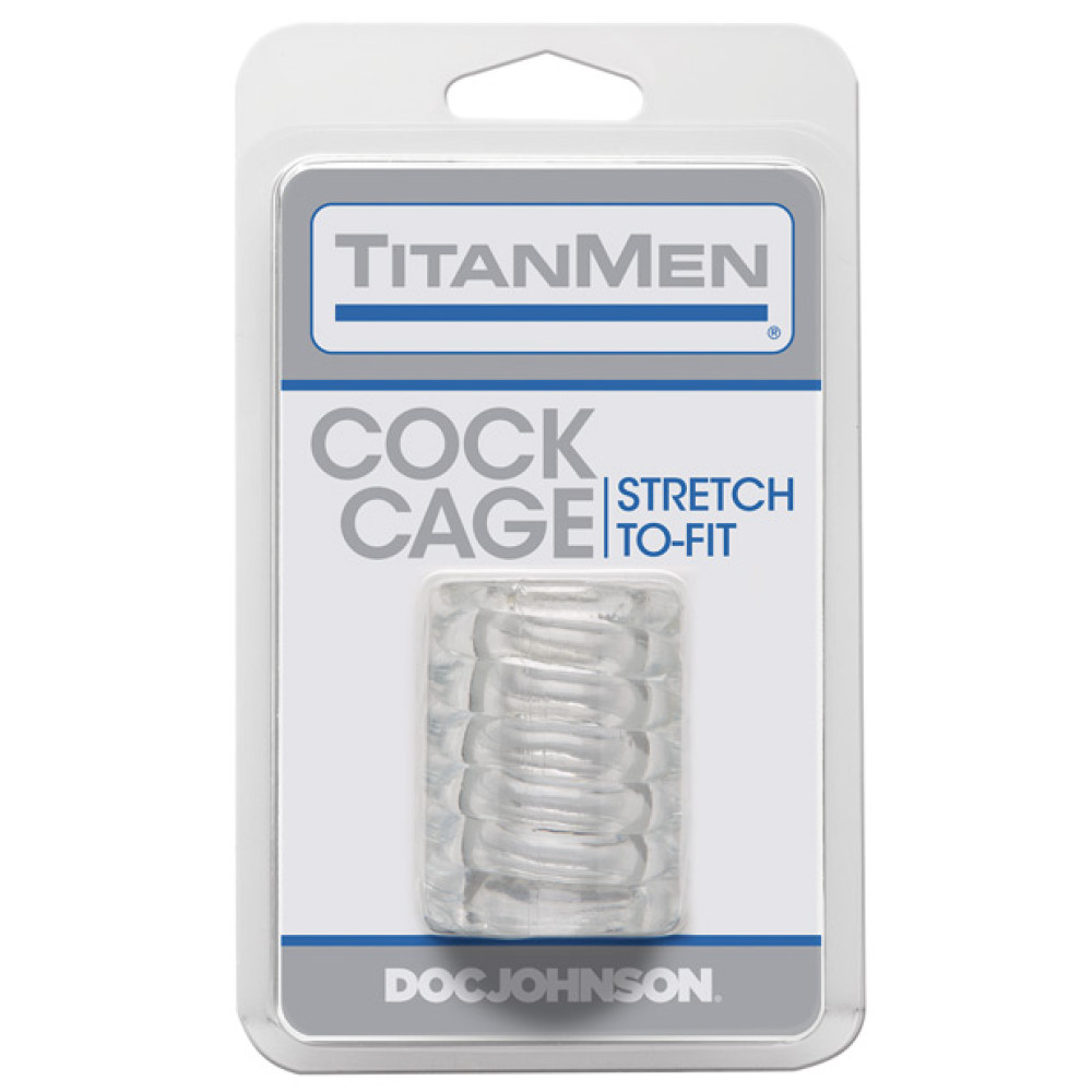 Titanmen Tools Cock Cage - Clear