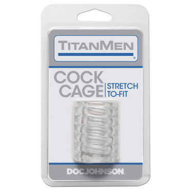 Titanmen Tools Cock Cage - Clear