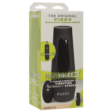 Main Squeeze Original Vibro Pussy - Flesh